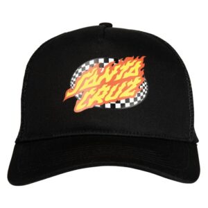 CAP OVAL CHECK FLAME MESHBACK