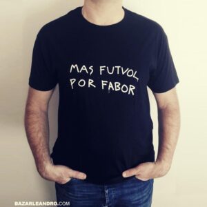 CAMISETA MAS FUTVOL POR FABOR