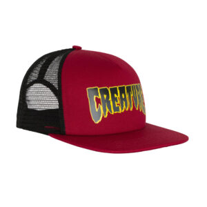 HAT LOGO MESH TRUCKER--MAROON