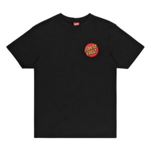 TEE CLASSIC DOT CHEST--BLACK