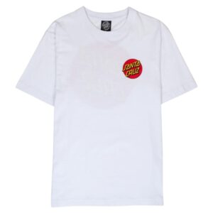 TEE CLASSIC DOT CHEST--WHITE