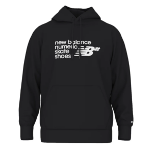 NUMERIC FRENCH TERRY HOODIE--BLACK