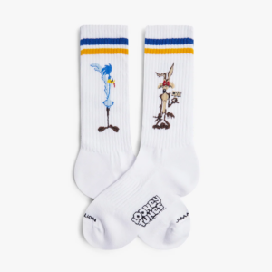 ATHLETIC ROAD RUNNER VS COYOTE--WHITE