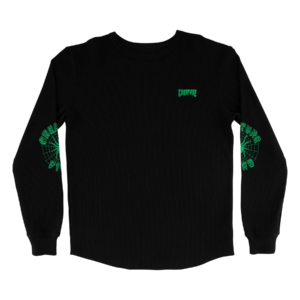 WEB L/S THERMAL TOP CREATURE--BLACK