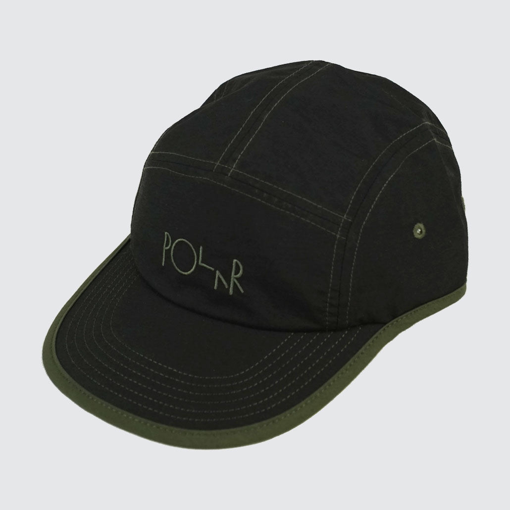 VILDE CAP--BLACK/ARMY GREEN