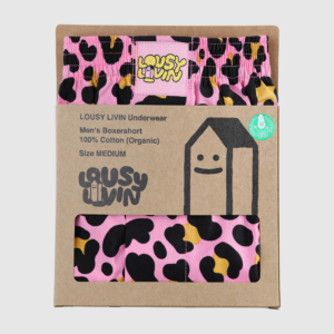 LOUSY LIVIN BOXERSHORTS LEROY--PINK