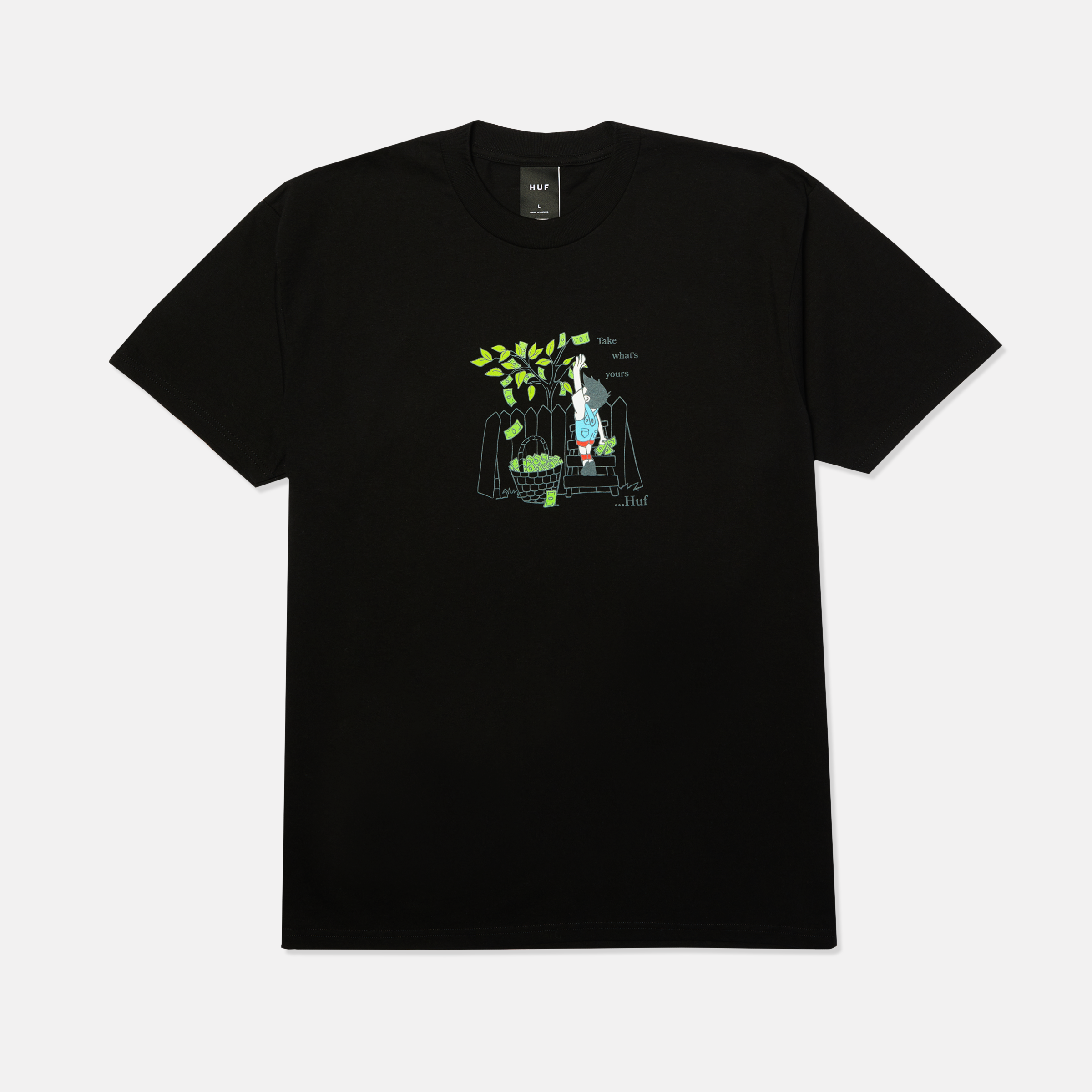 TAKE YOURS SS TEE--BLACK
