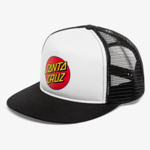 CAP CLASSIC DOT MESH--WHITE/BLACK