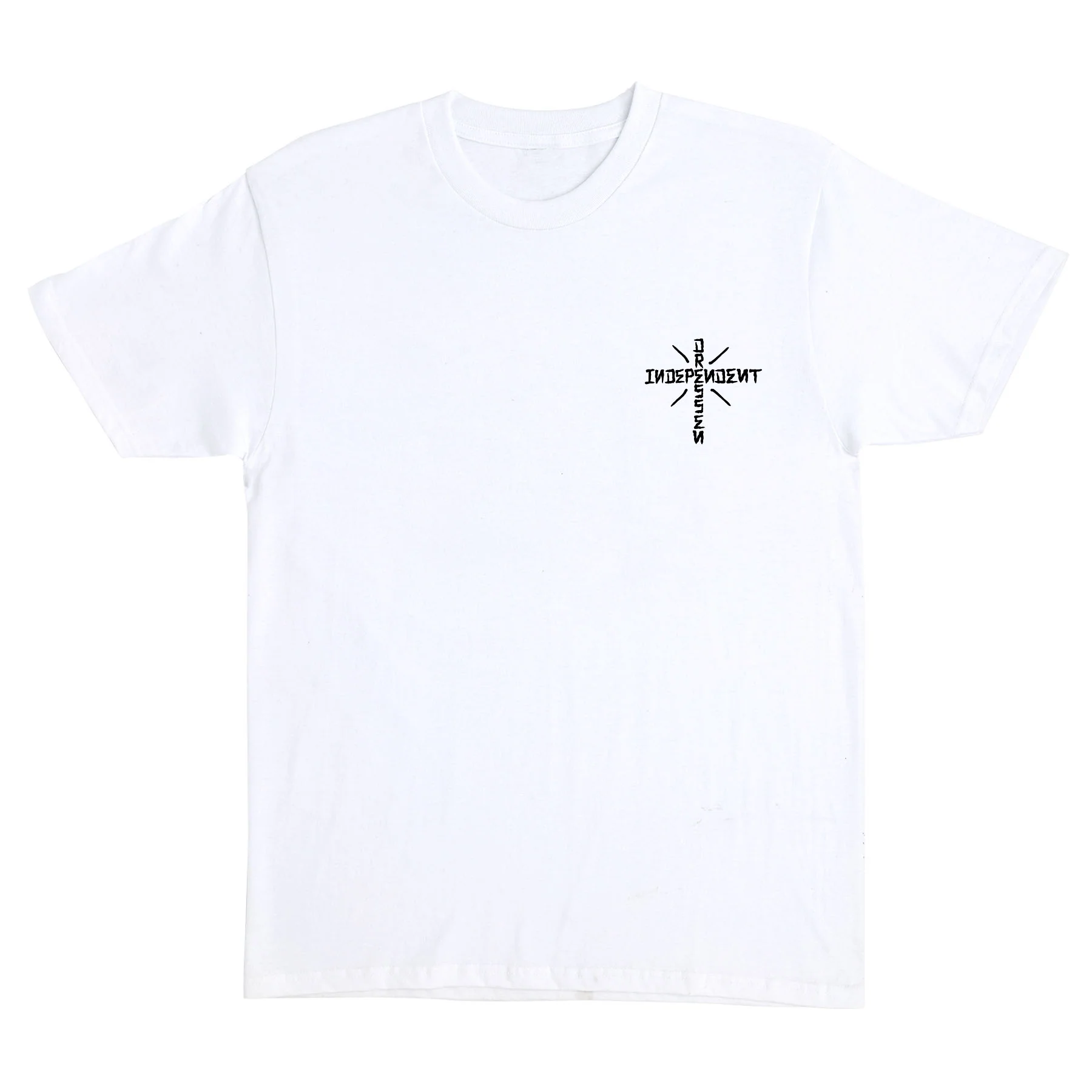 DRESSEN SKULL ROSE S/S HEAVYWEIGHT T-SHIRT--WHITE