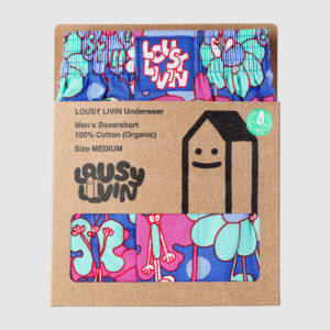 LOUSY LIVIN BUTTERFLY BOXERSHORTS--DAZZLING BLUE