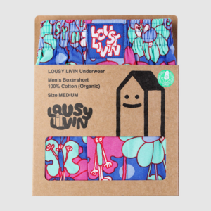 LOUSY LIVIN BUTTERFLY BOXERSHORTS--DAZZLING BLUE
