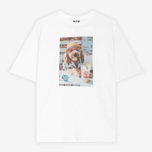 M/C CROPPED PAWS Y RELAX--WHITE