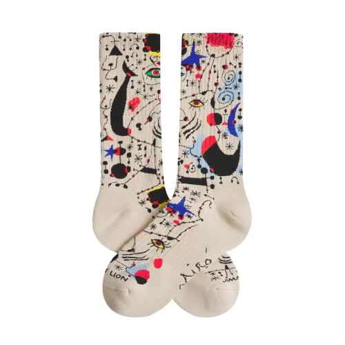 ATHLETIC MIRO CIPHERS AND COSTELLATIONS--BEIGE