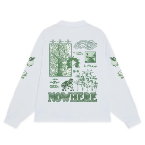 CAMISETA LARGA ALL THE PEACE I NEED--WHITE