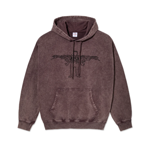 ACID FRANK HOODIE--SOUL BORDEAUX