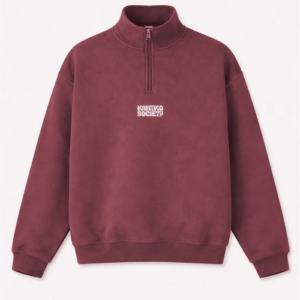 CREW ZIPPER FOCUS--BURGUNDY