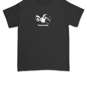 TEE CENSORSHIP LIL PUFF--BLACK
